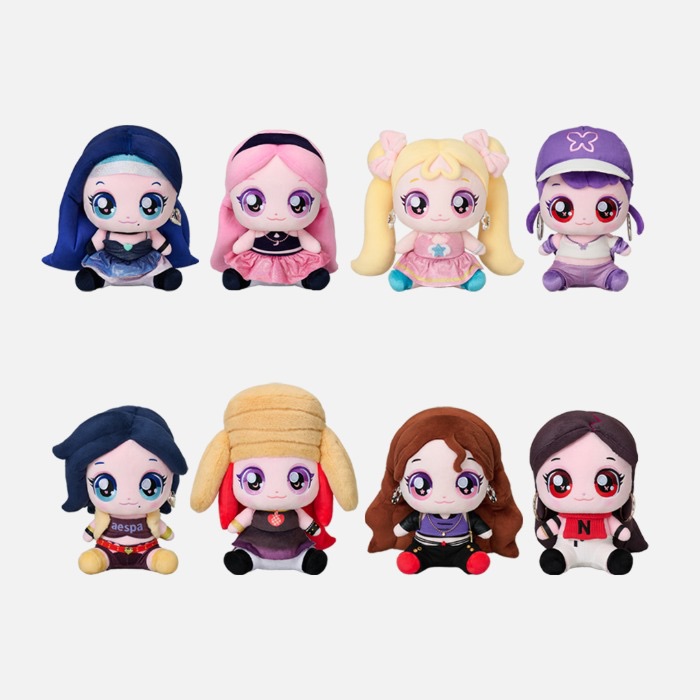 Teenieping X aespa 聯名周邊 25CM娃娃