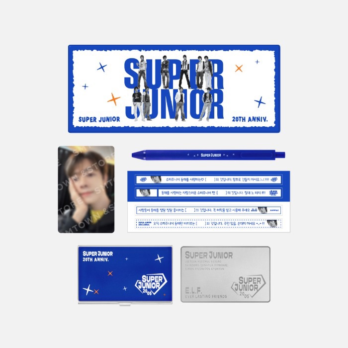 SUPER JUNIOR 20週年 官方周邊 文具套組