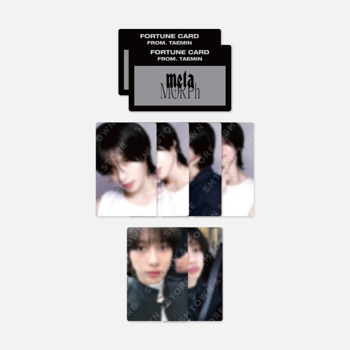 SHINee TAEMIN 個人演唱會 "METAMORPH" 官方周邊 幸運刮刮卡套組(隨機)