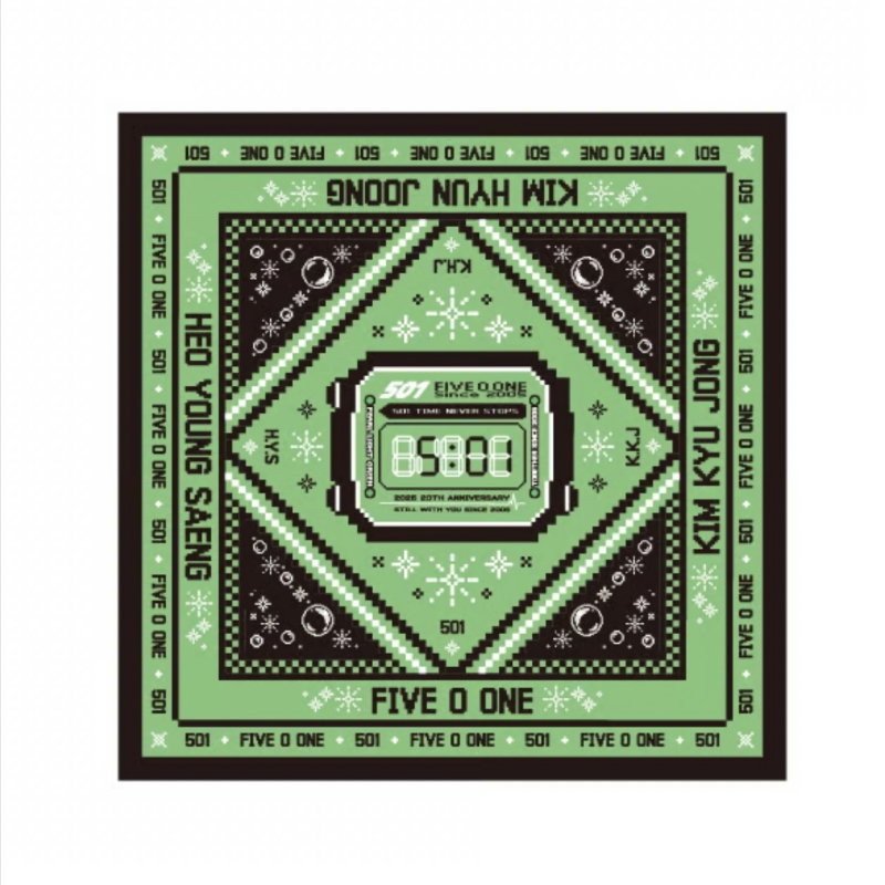 FIVE O ONE 2025 世巡 首爾場 官方周邊 頭巾