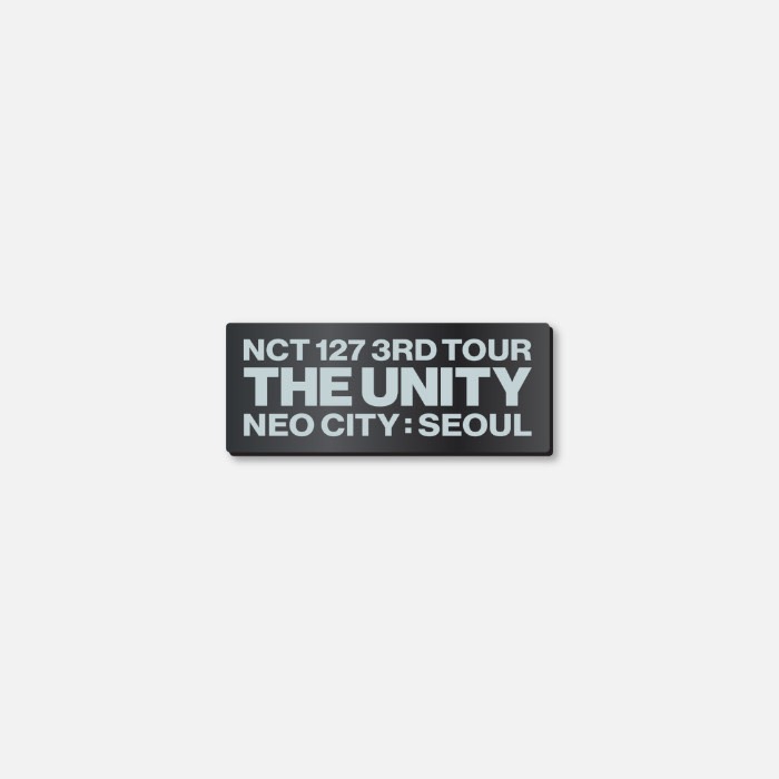 NCT127 3RD TOUR ‘NEO CITY : SEOUL"THE UNITY" 官方周邊  造型徽章 NCT127 3RD TOUR ‘NEO CITY : SEOUL"THE UNITY" 官方周邊  造型徽章