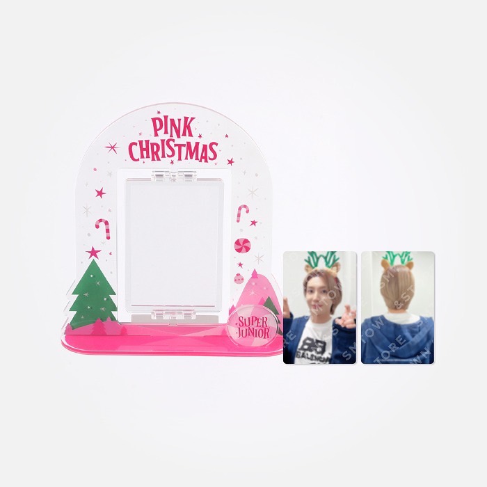 SM TOWN 2023 PINK CHRISTMAS 官方周邊 壓克力旋轉架套組 SUPER JUNIOR