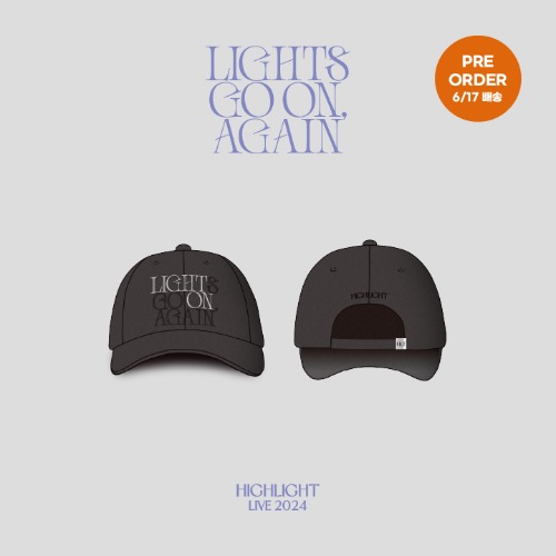 Highlight LIVE 2024 官方周邊 棒球帽
