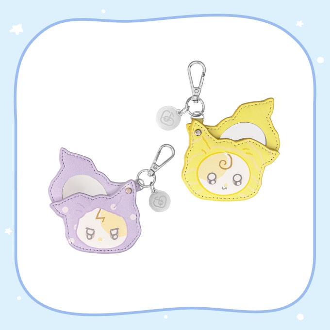 IU 快閃店 "Found at Eight" 官方周邊 隨身鏡鑰匙圈吊飾