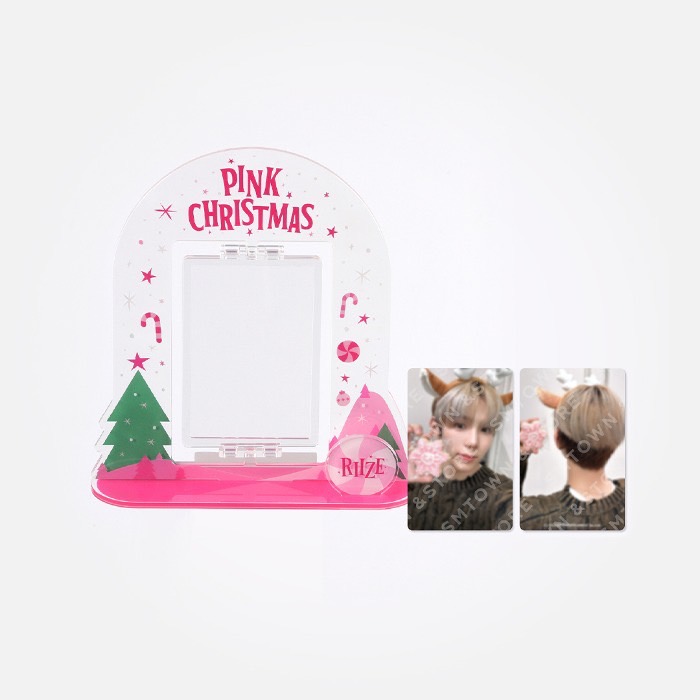SM TOWN 2023 PINK CHRISTMAS 官方周邊 壓克力旋轉架套組 RIIZE