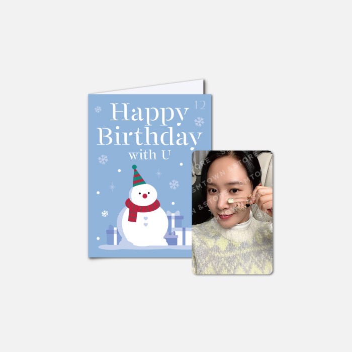 Girls' Generation 少女時代 YURI 2023年生日周邊 生日賀卡