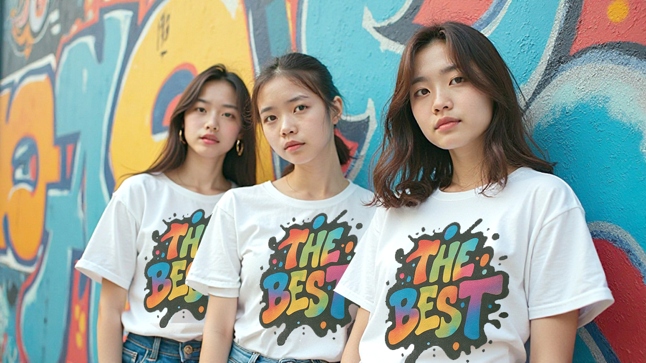 新創團隊穿著同款不同色的客製團服