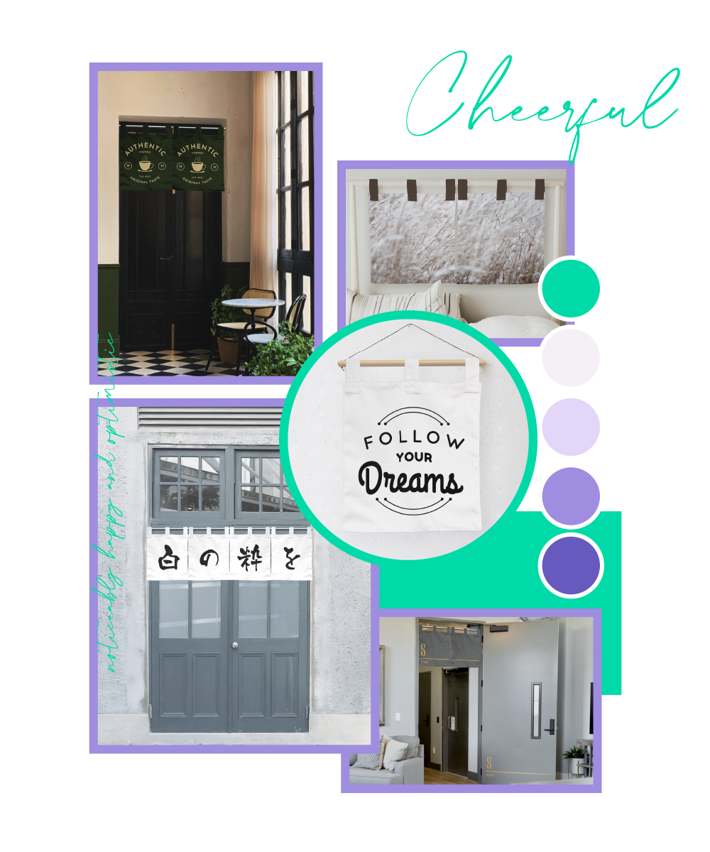 胖米 客製化門簾 使用情境範例圖