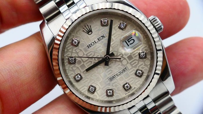 【美好時光】ROLEX勞力士116234包臺大鑽電腦面 單錶一隻錶節全長