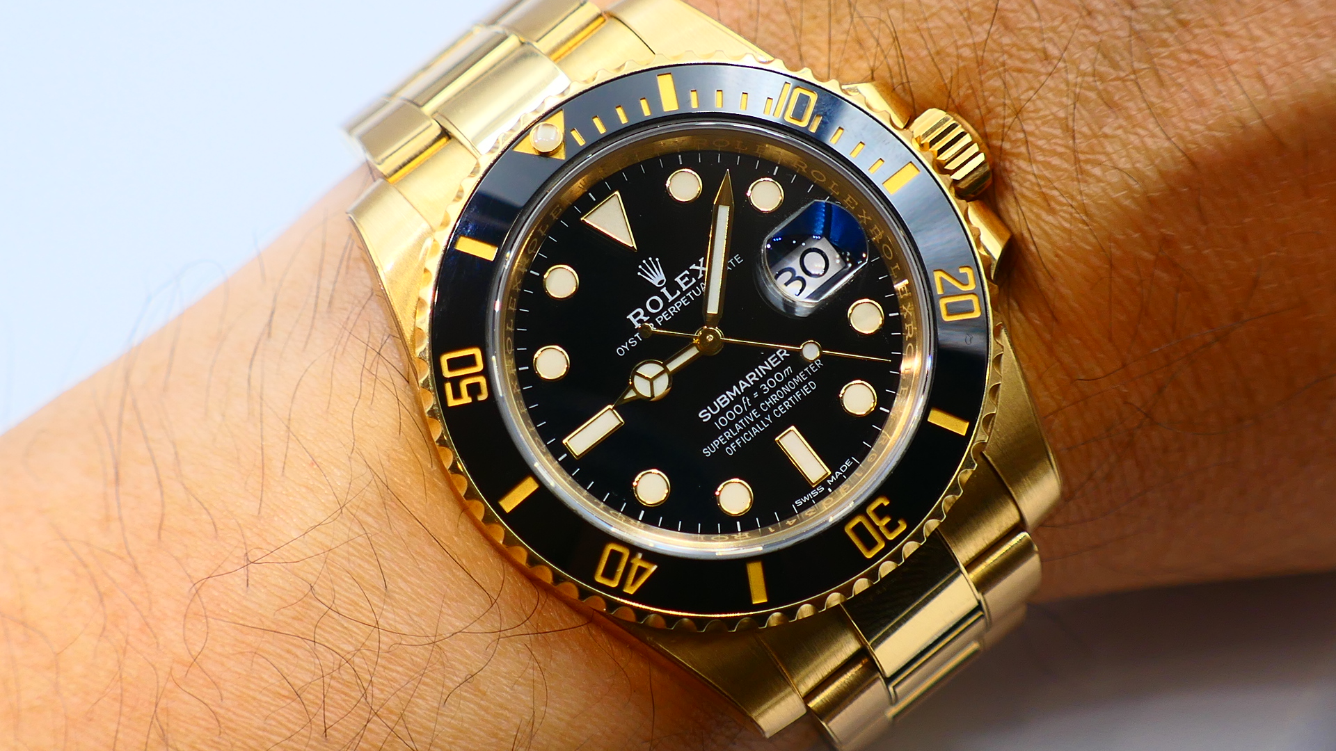 【美好時光】ROLEX勞力士116618 18K黃金水鬼2019年份（末代）盒單全近新品