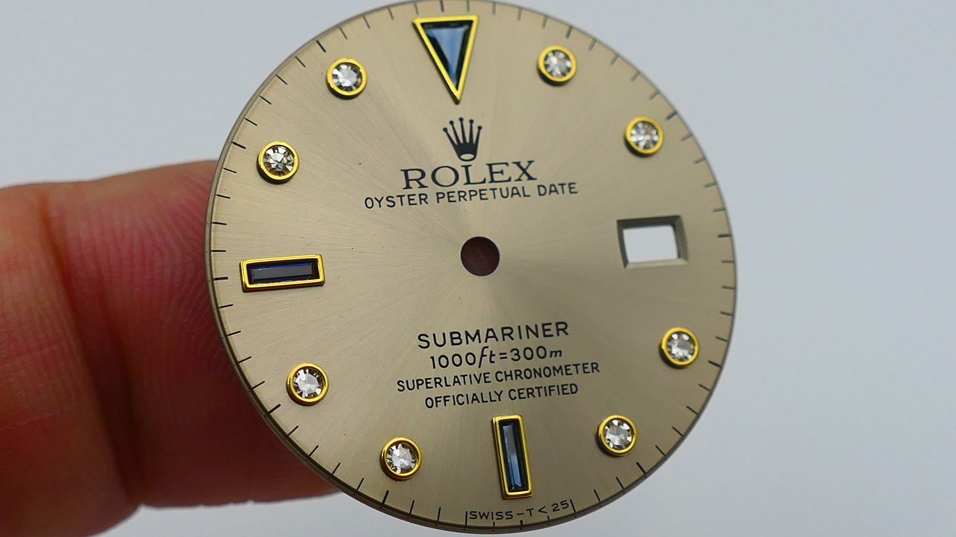 【美好時光】ROLEX勞力士藍寶石鑽石面盤Serti Dial（ 16803 16613 16808 16618可用）