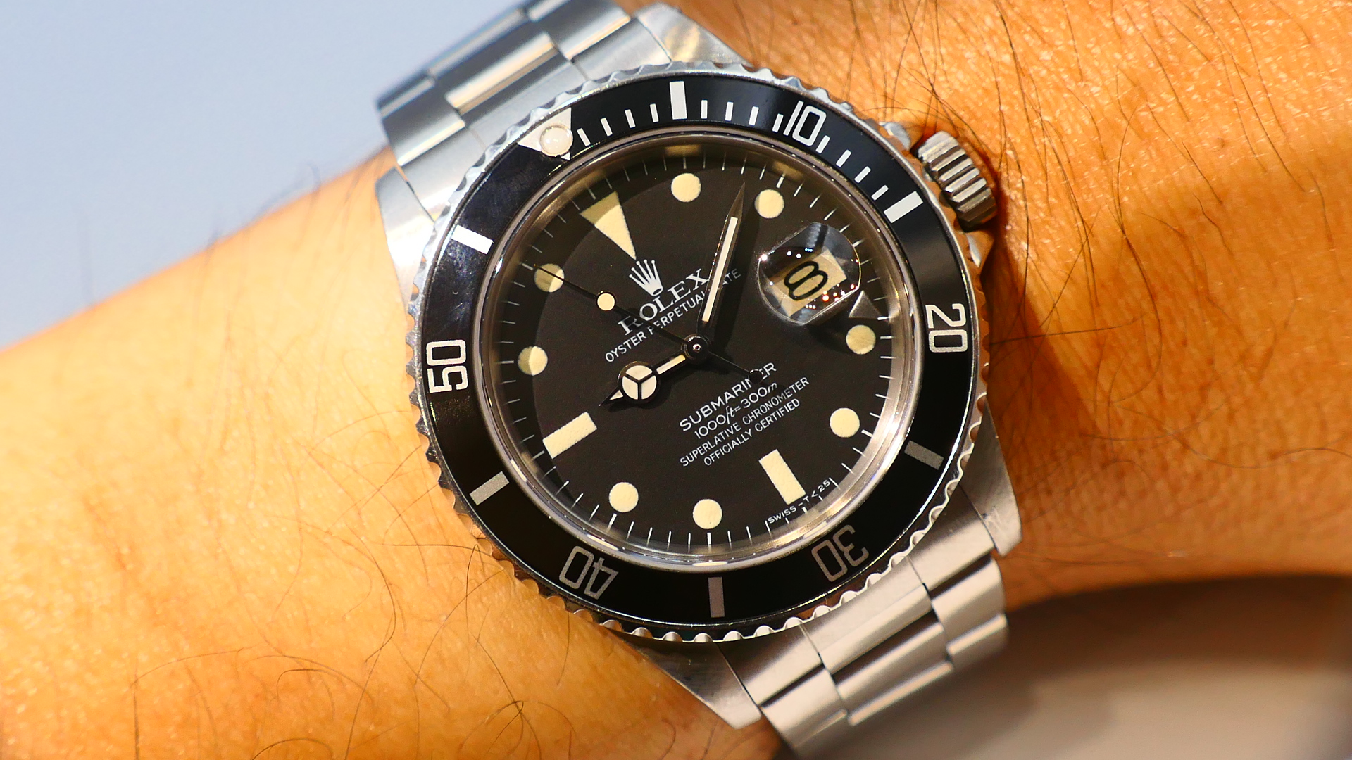 【美好時光】膏藥面黑水鬼1982年份ROLEX勞力士16800超美品