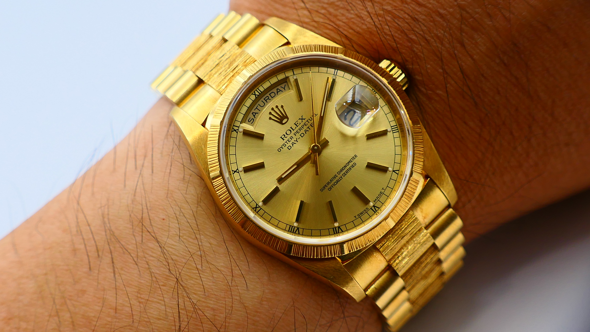 【美好時光】ROLEX勞力士18248樹紋款罕見一手錶無拋整超美品