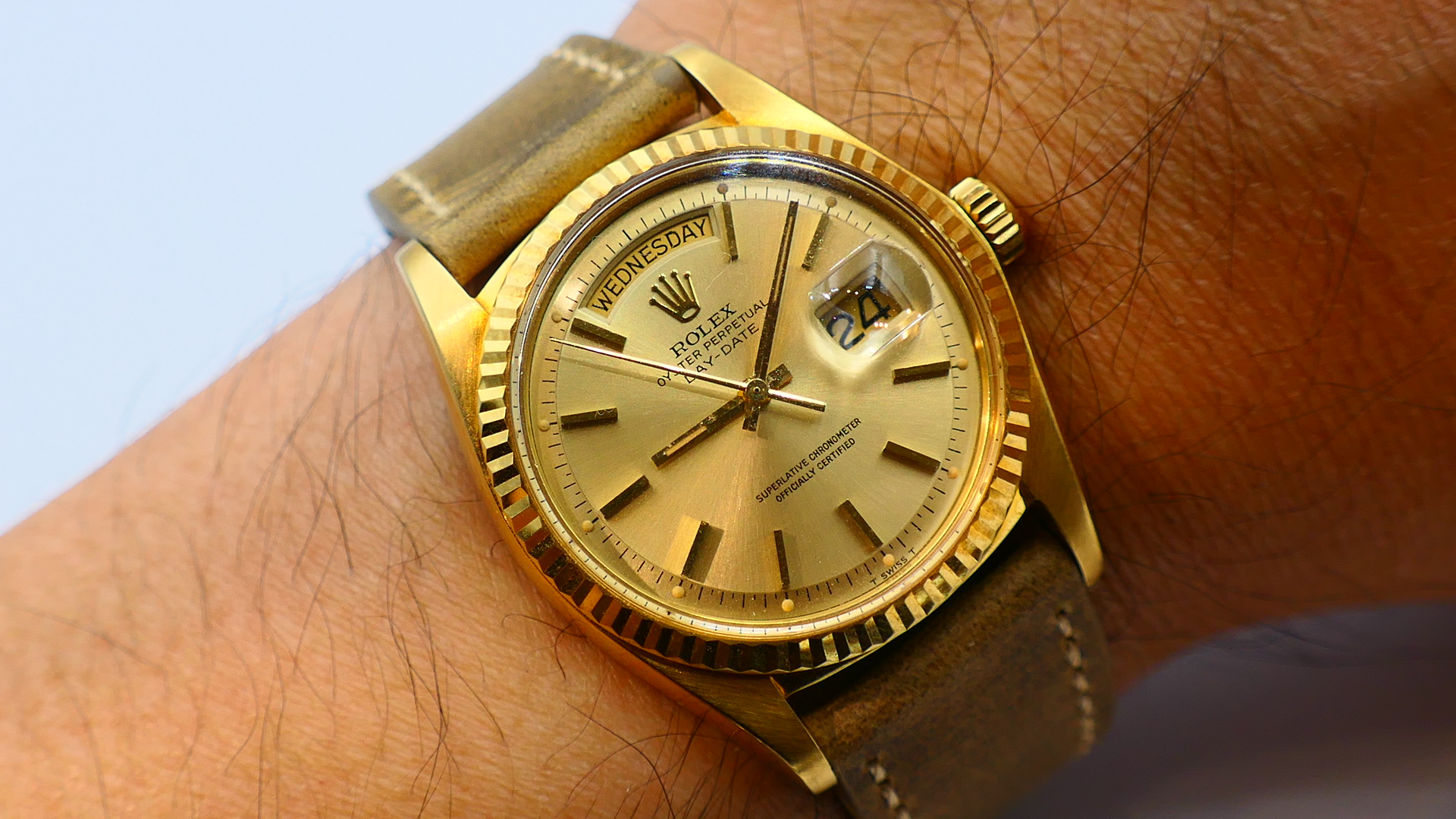 【美好時光】1973年份 ROLEX 1803原裝DAYDATE美品RSC已驗過