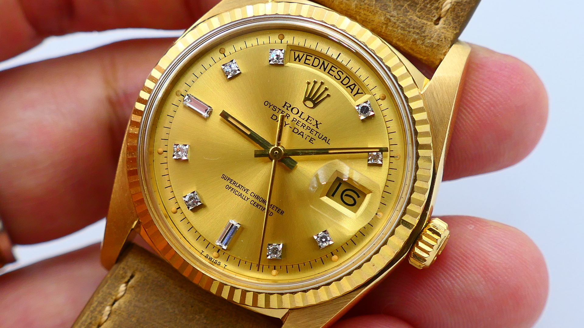 【美好時光】1973年份 ROLEX 1803罕見原裝十鑽版本超美品RSC已驗過