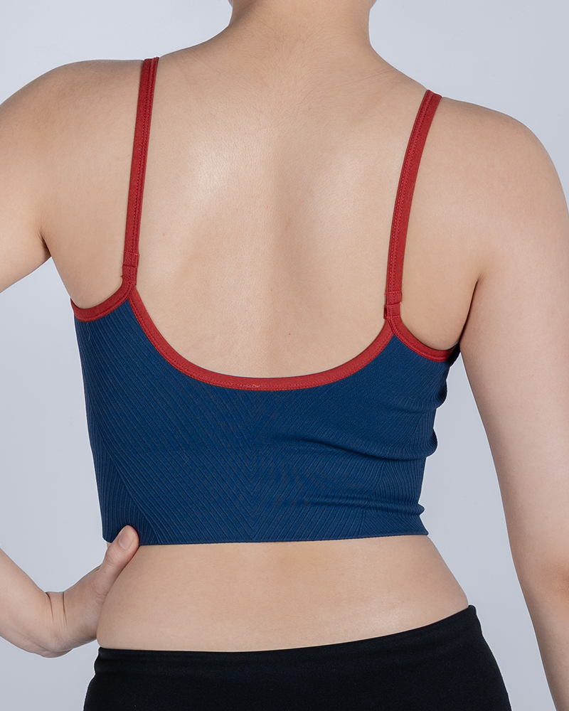 🏈學院運動短上衣|復古藍4