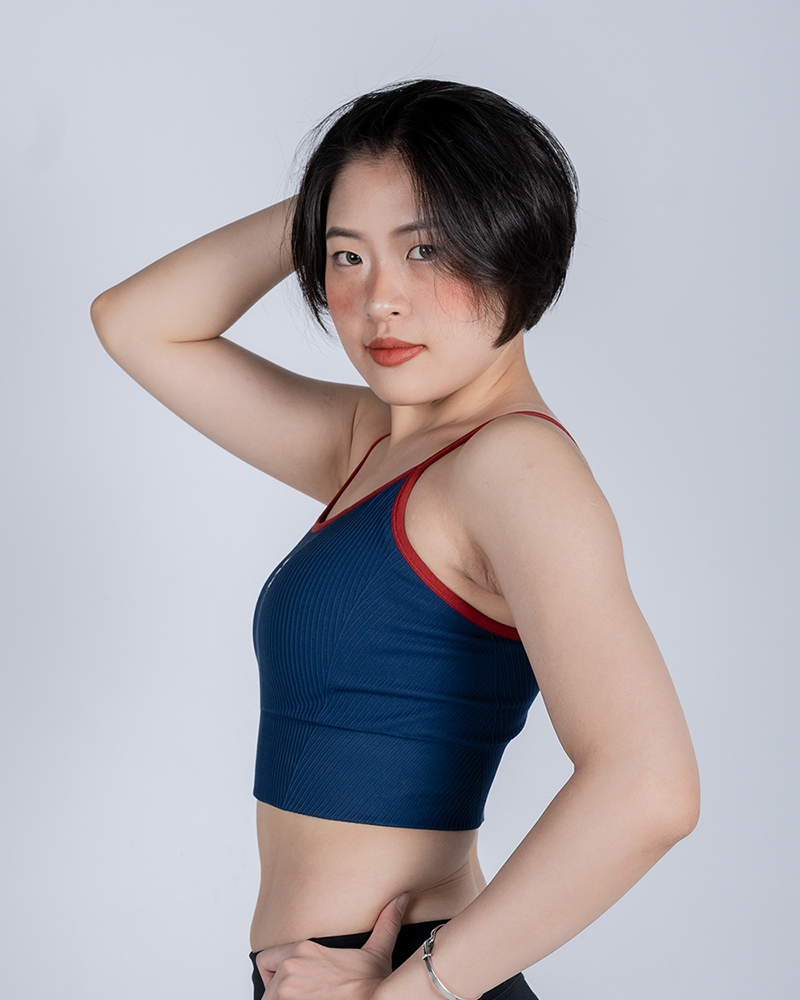 🏈學院運動短上衣|復古藍3