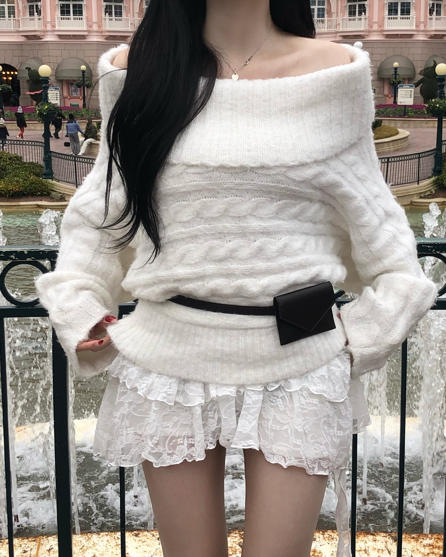 Snow Whisper Knit 露肩nt