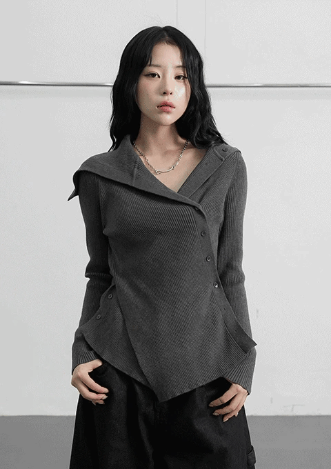 Louis Vuitton 不對稱針織衫