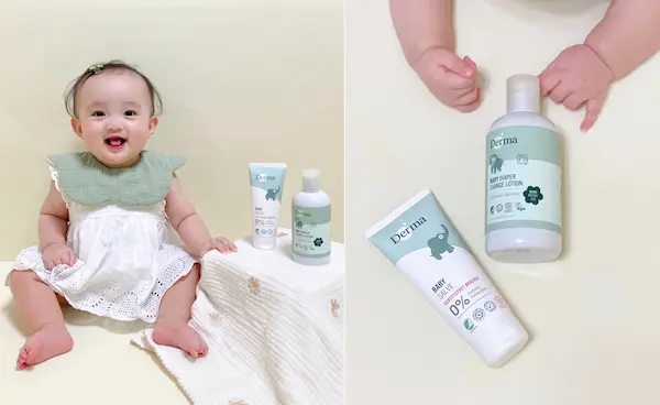 寶寶外出清單必備好物：Derma乾洗屁屁防護乳