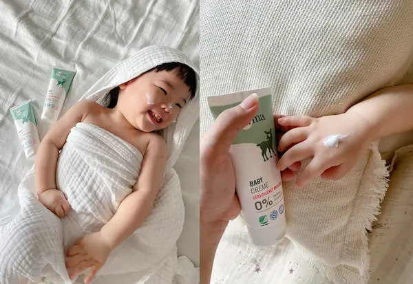 Derma護膚霜不添加矽靈，質地清爽好推嬰幼兒乳液