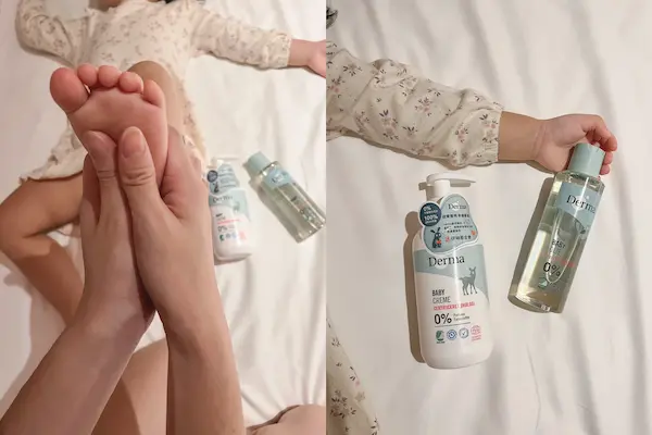 不黏膩好吸收的嬰幼兒乳液