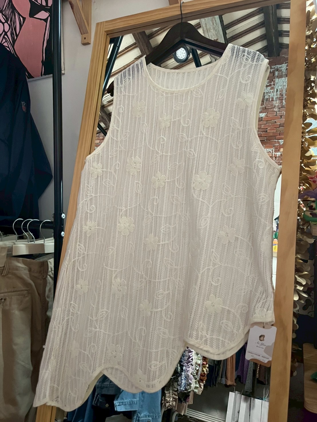 ✿全新選物✿ {A050} 波浪下擺鉤織背心