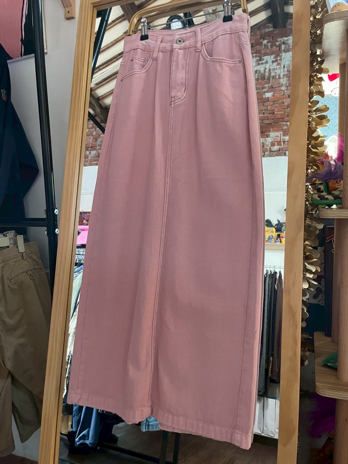 ✿全新選物✿ {A060} 粉色牛仔裙