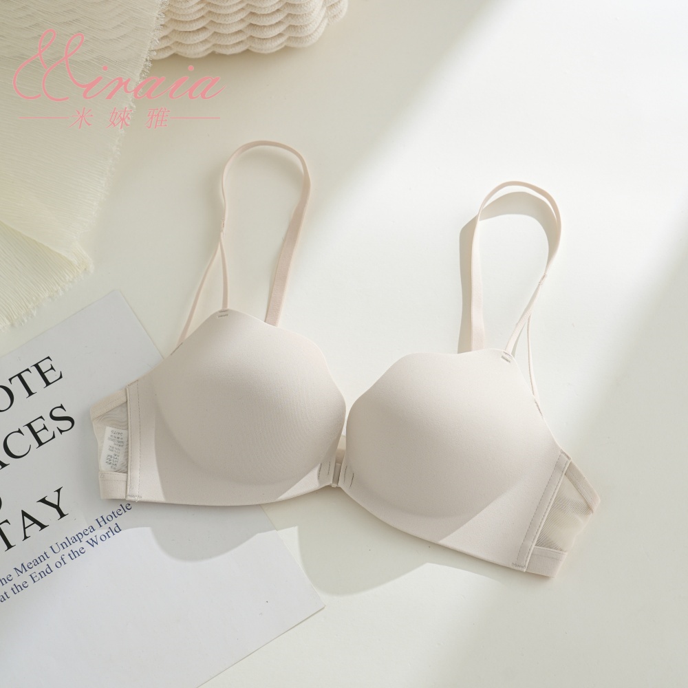 【Miraia米婡雅】花瓣杯零著感無痕內衣三色組【經典黑+珍珠白+墨感綠】(舒適內衣、無鋼圈內衣、性感內衣)5