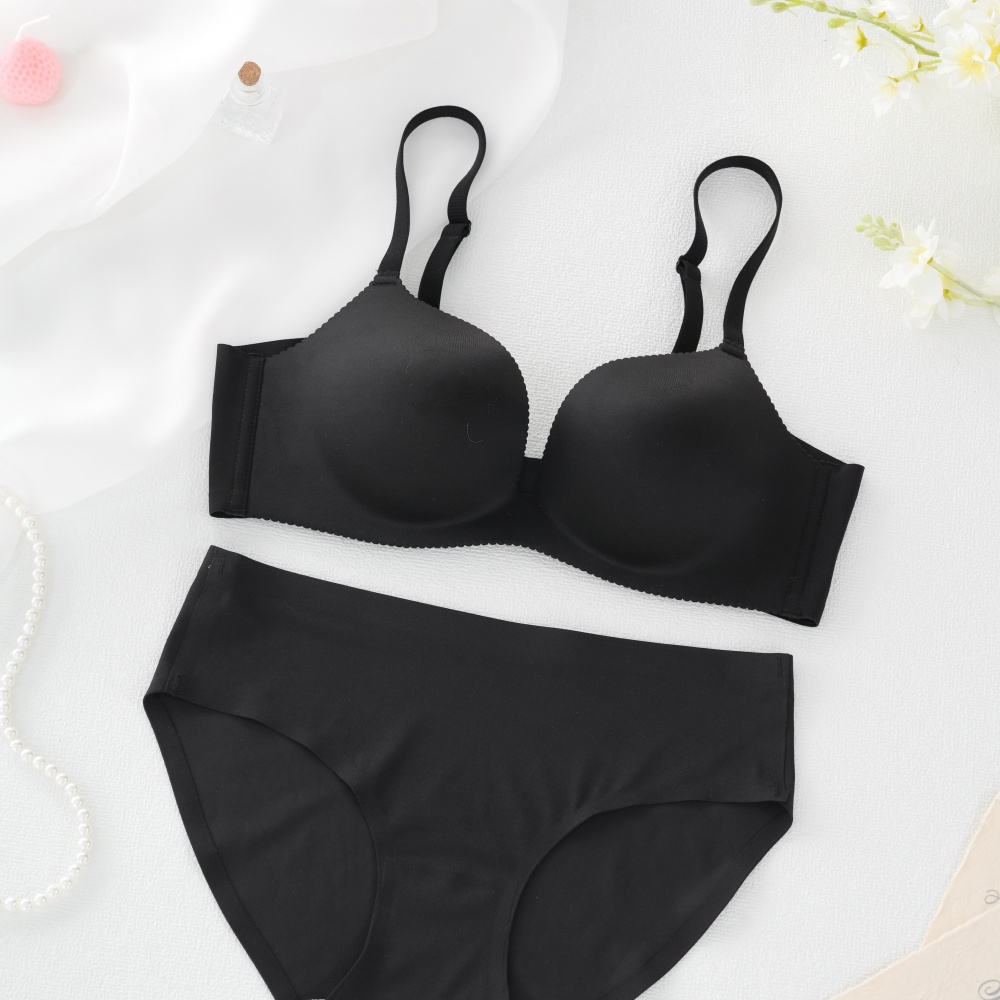 【Miraia米婡雅】美胸聚攏無痕內衣【套裝組】(無鋼圈內衣、24HR無感、聚攏集中)3