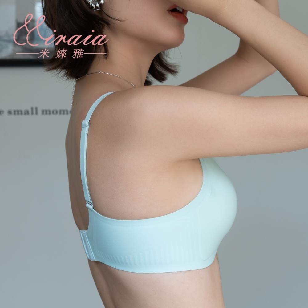 【Miraia米婡雅】涼感萊卡無痕內衣(舒適內衣、無鋼圈內衣、冰絲涼感)