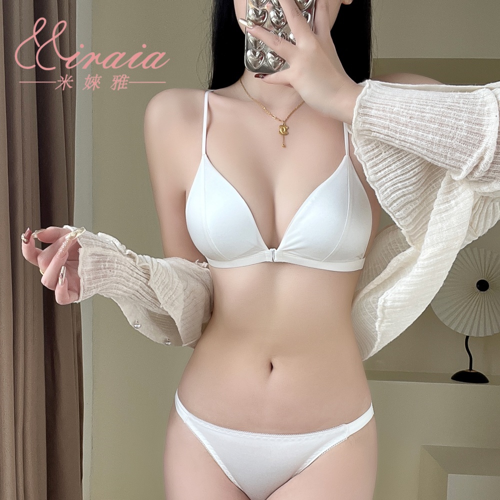 【Miraia米婡雅】法式女神無痕內衣【套裝組】(無痕內衣、無鋼圈內衣、比基尼內衣)
