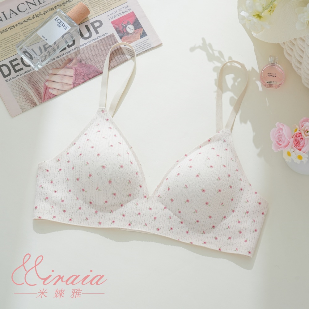 【Miraia米婡雅】清新無感軟鋼圈無痕內衣【套裝組】 (透氣款、親膚純棉、舒適內衣)6