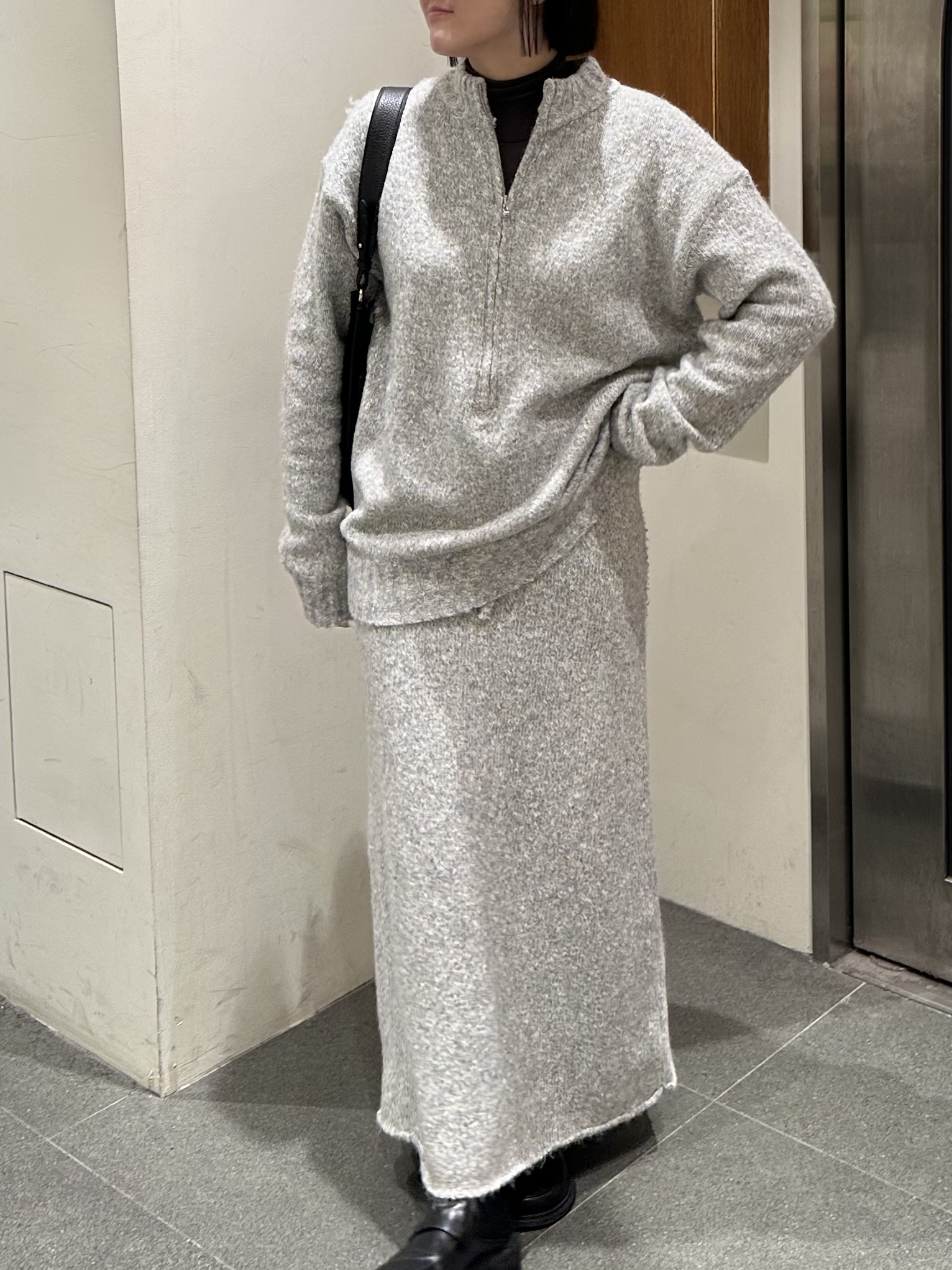 KR10 Set圓立領半拉鏈套裝6