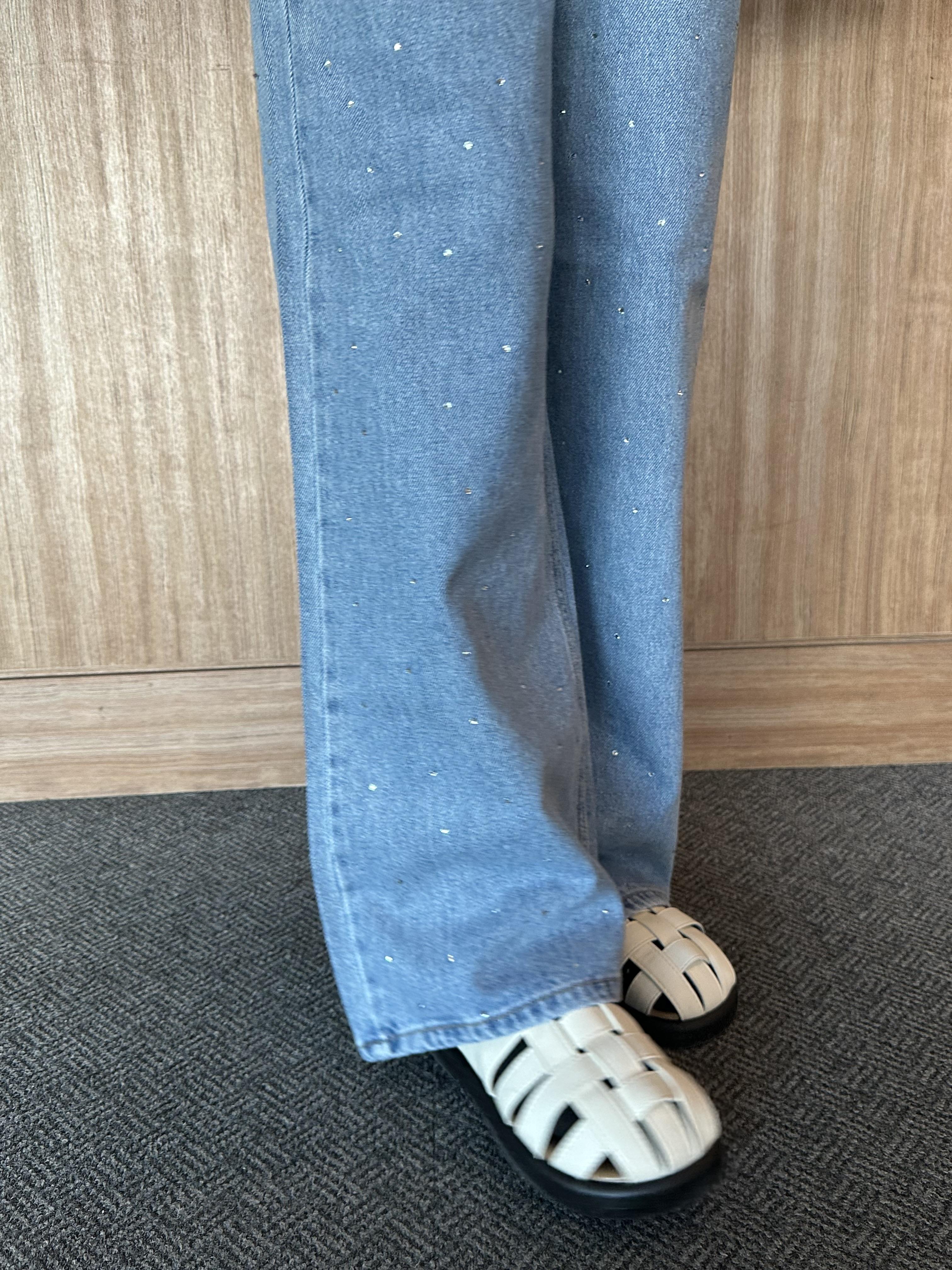 KR04 菠蘿編織穆勒拖鞋3