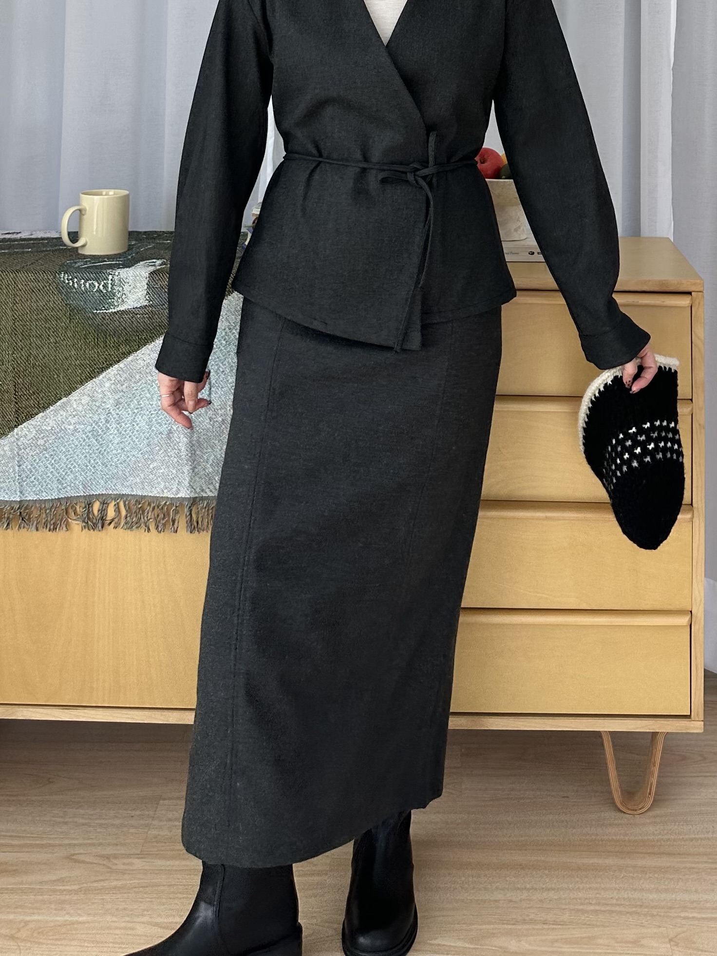 R14 英倫彈性直筒裙11