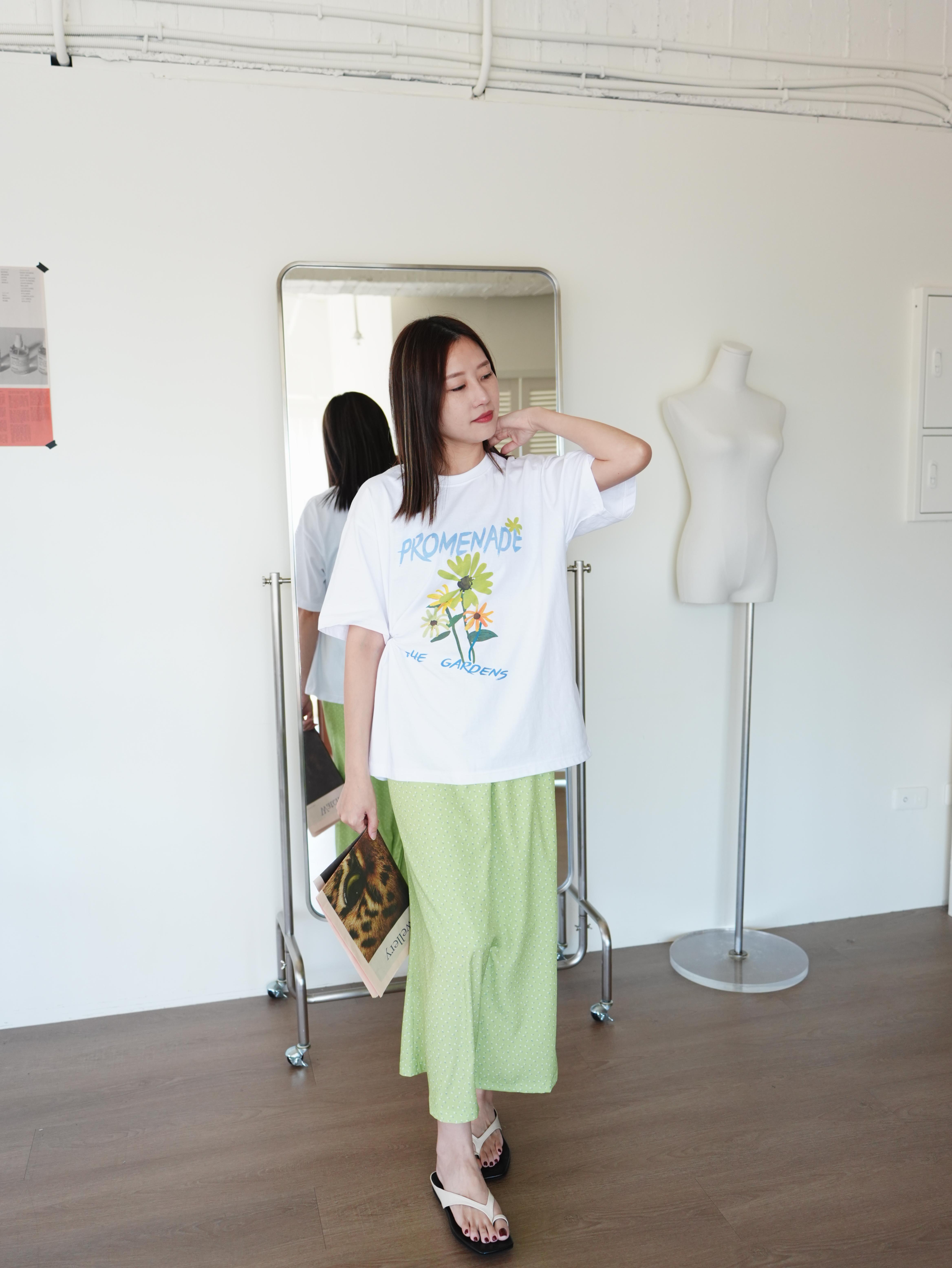K12 垂墜感碎花半身裙3