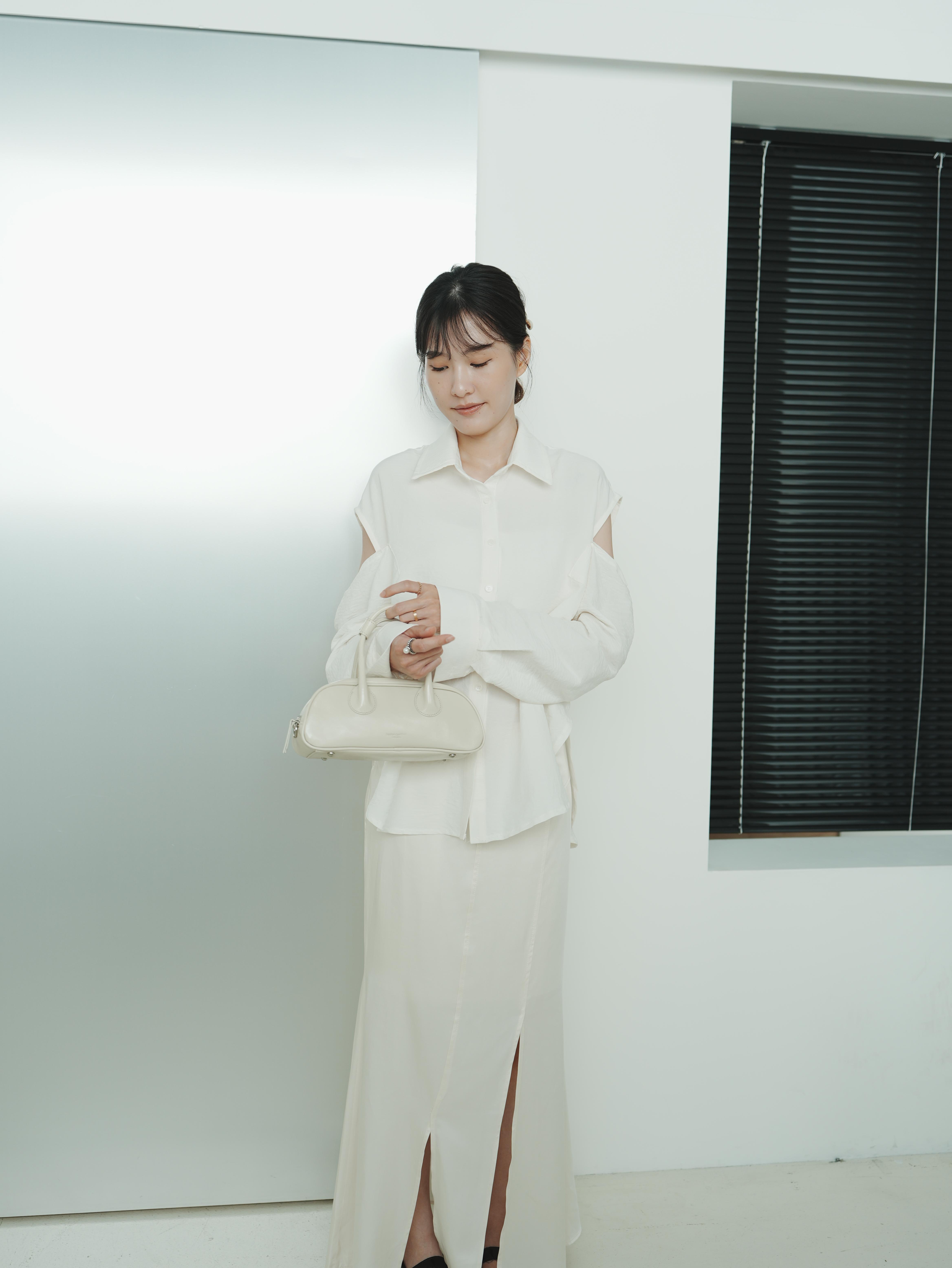 J11 襯衫式雙側露肩上衣2