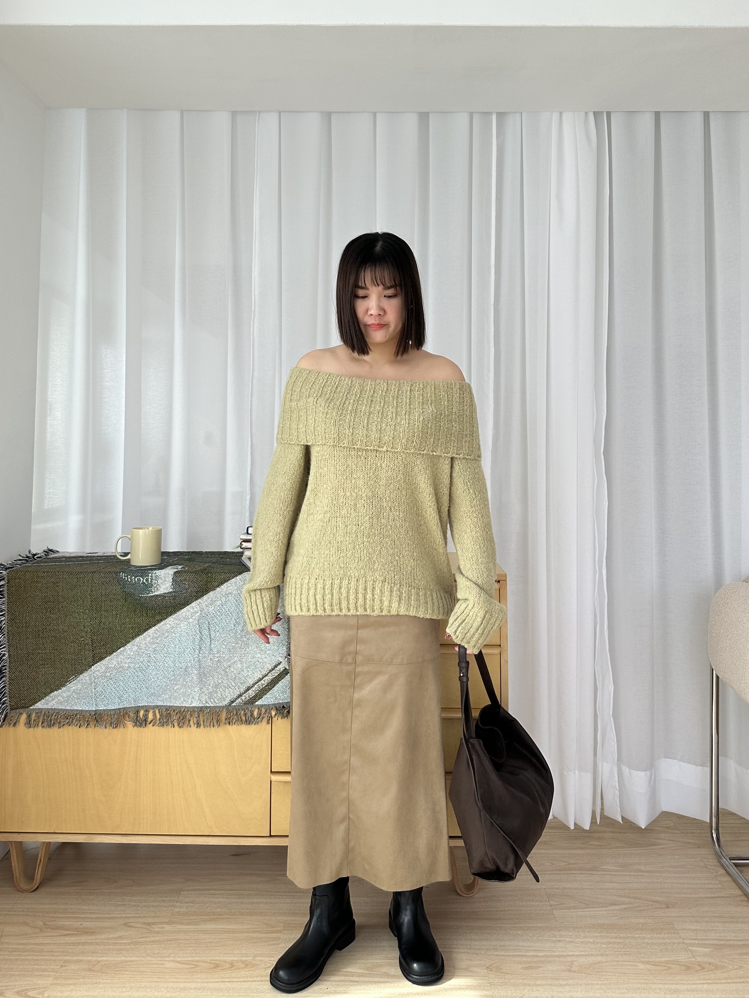 R18 麂皮A字半身裙3