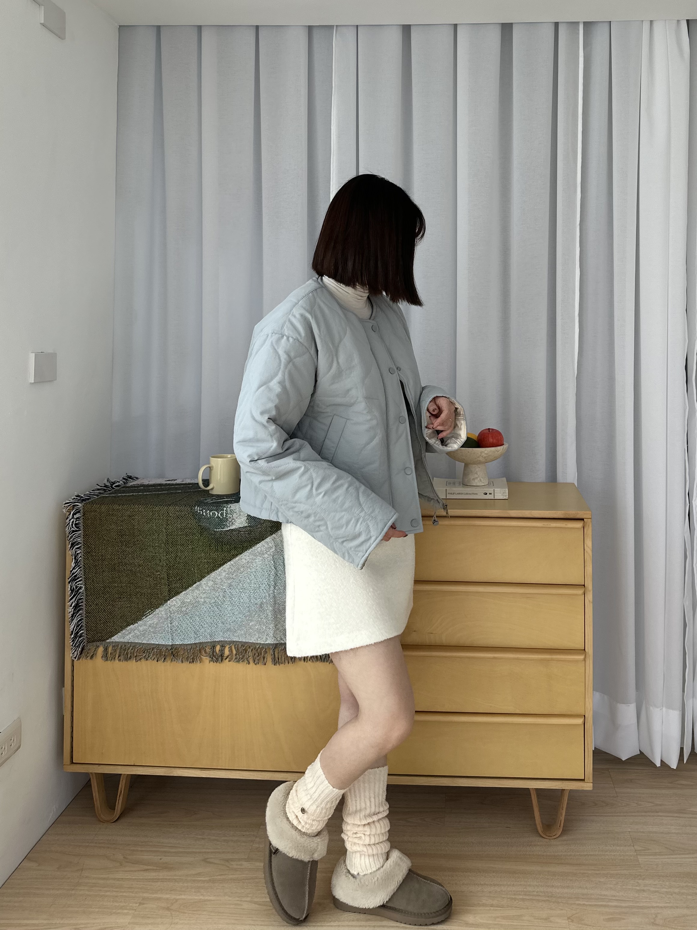 R07 毛呢2WAY袖襪套6