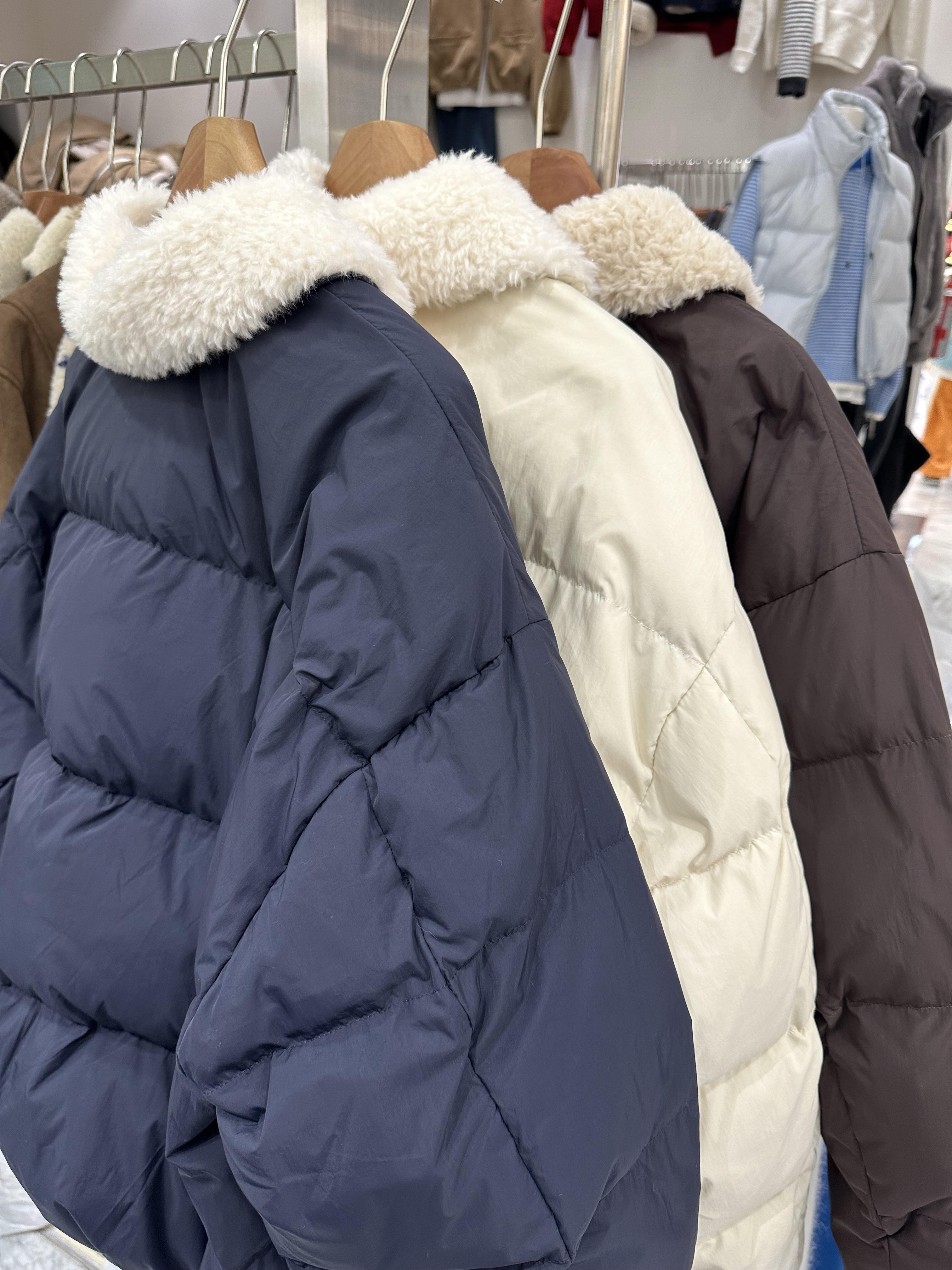 KR07 QQ毛領鴨絨外套2