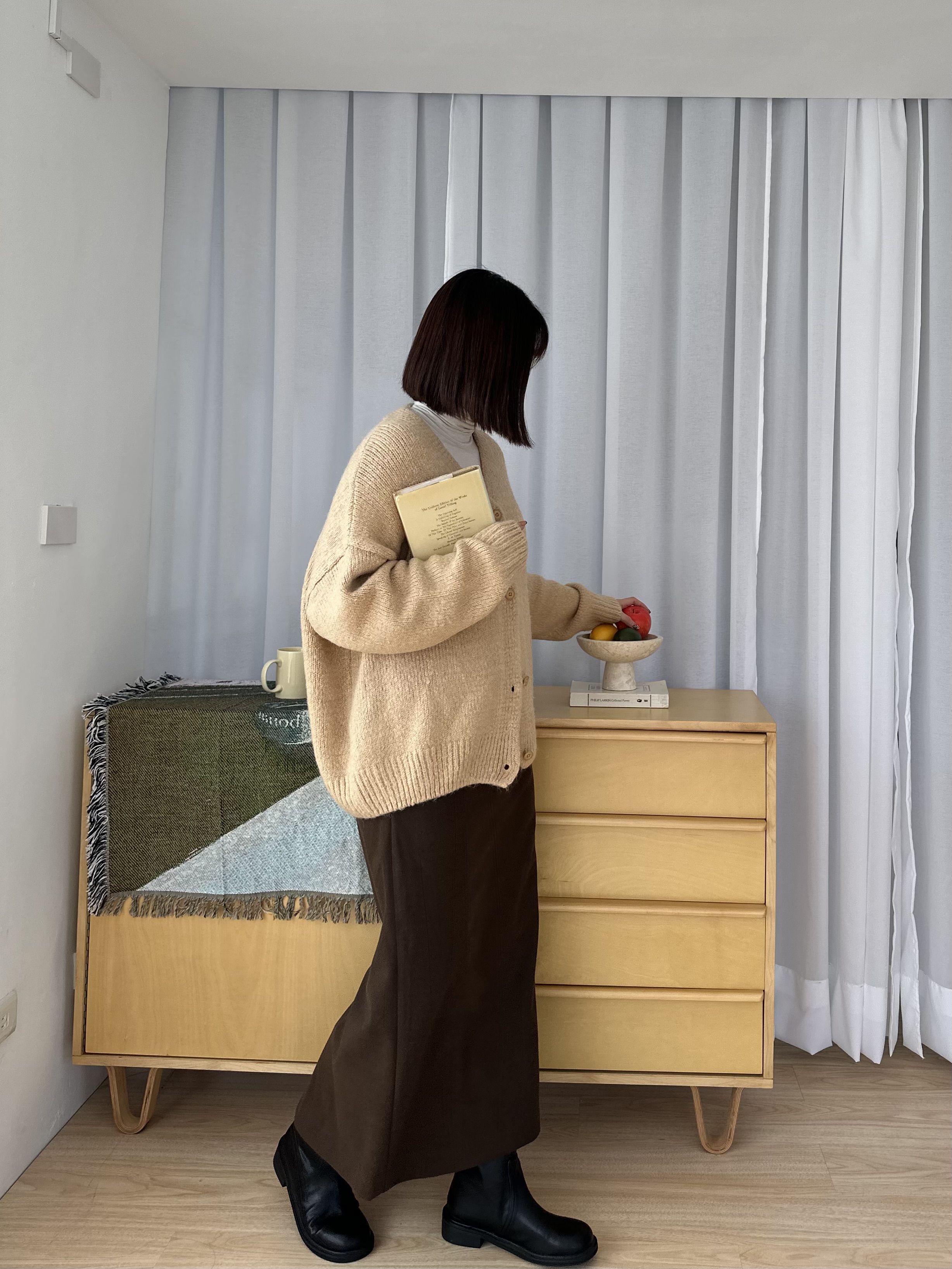 R14 英倫彈性直筒裙2