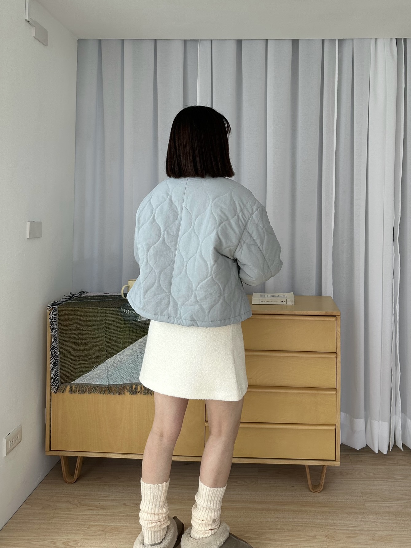 R07 毛呢2WAY袖襪套8