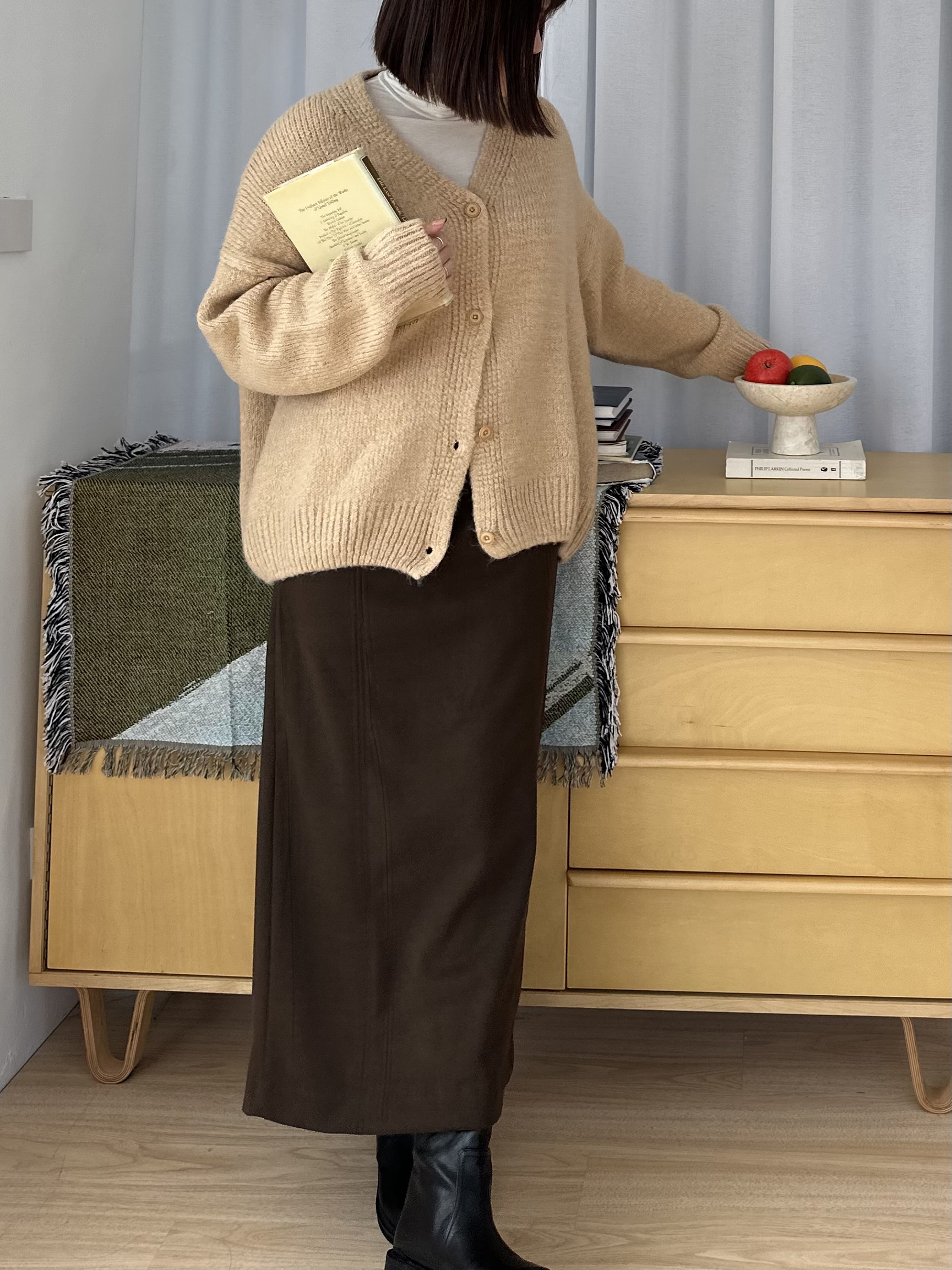 R14 英倫彈性直筒裙3