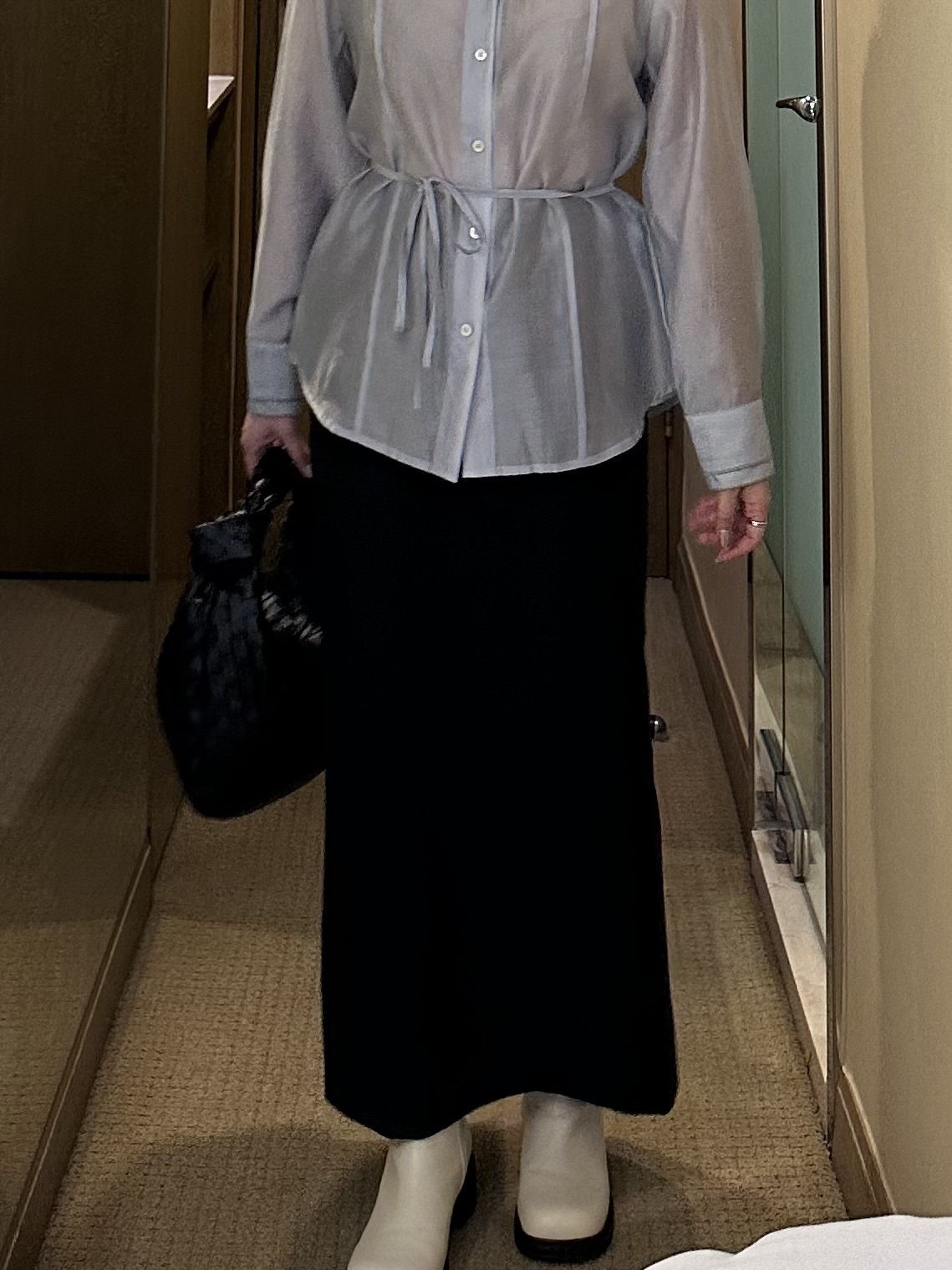 B09 微透光感隱約襯衫7