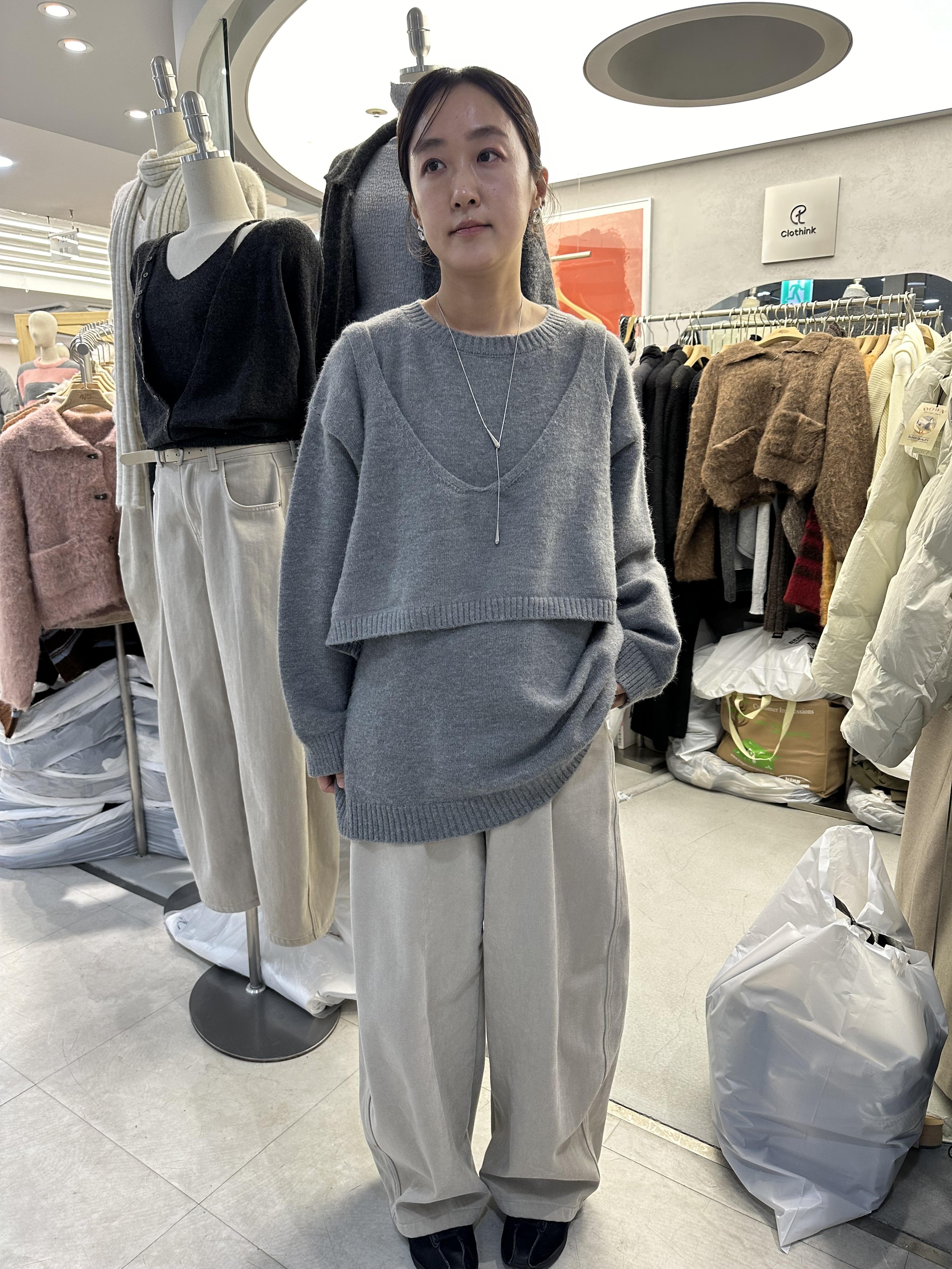 SU06 彎刀單寧褲(細刷毛)11