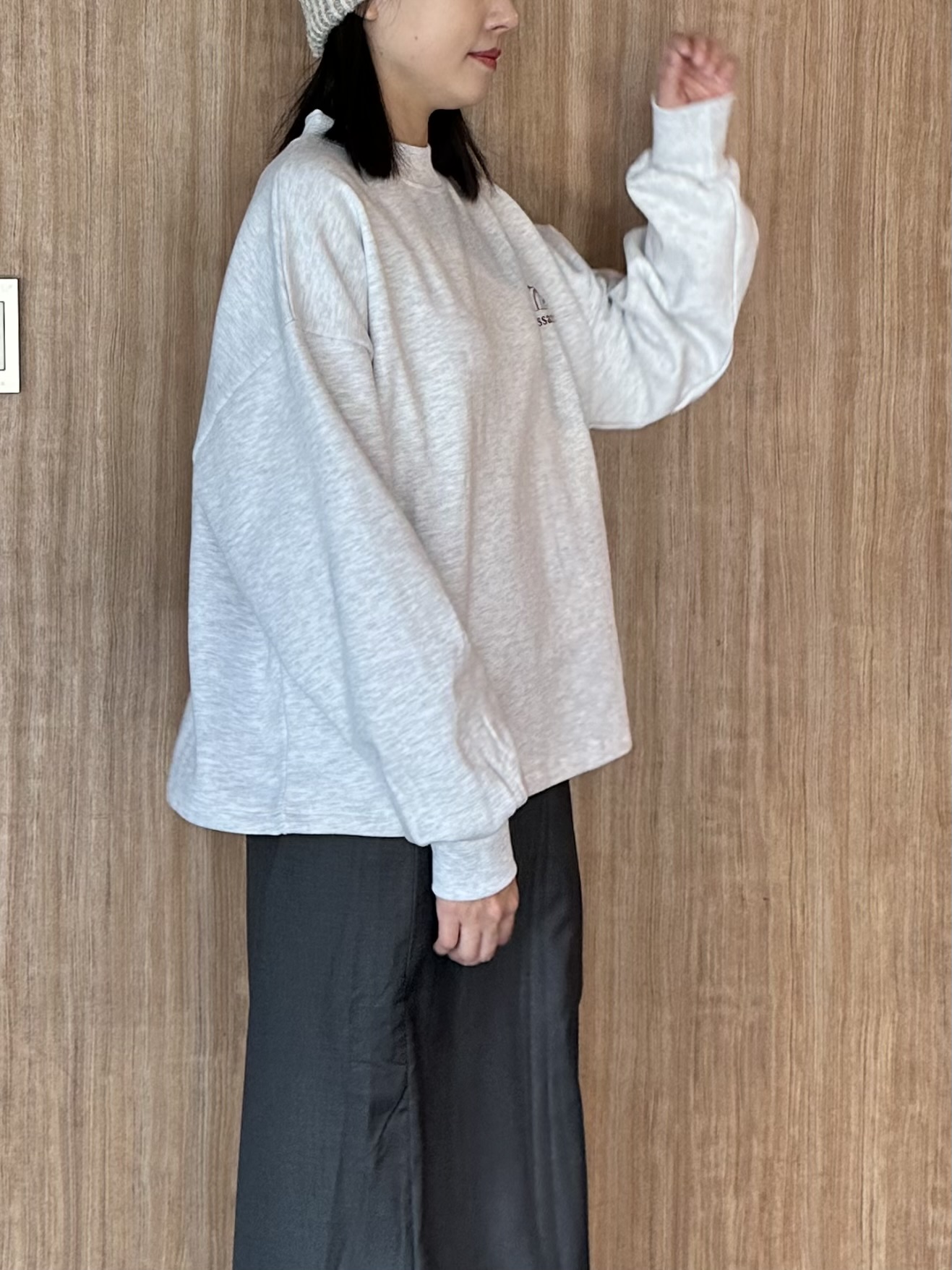 KR05 可頌刷毛大學T6