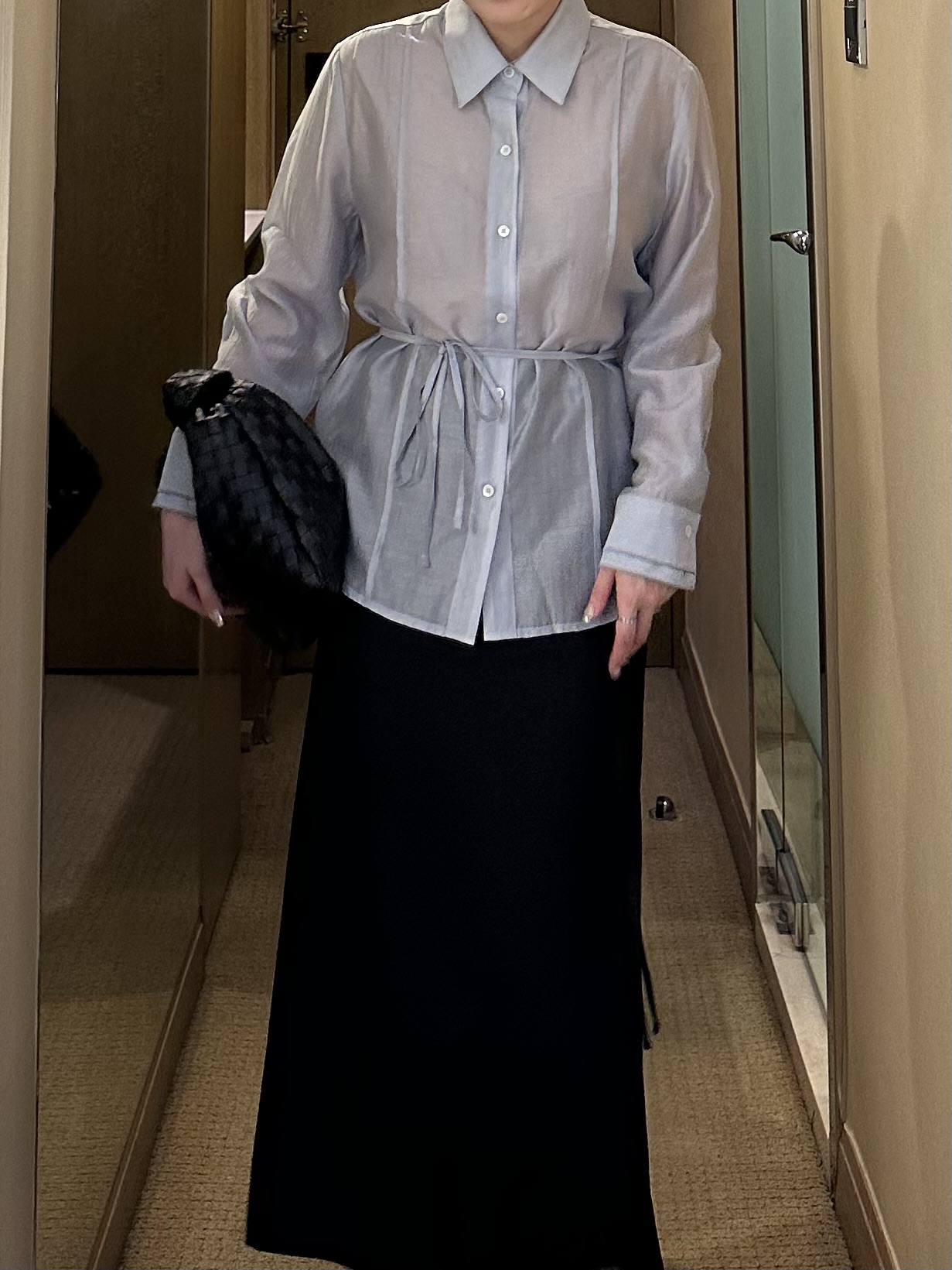 B09 微透光感隱約襯衫8