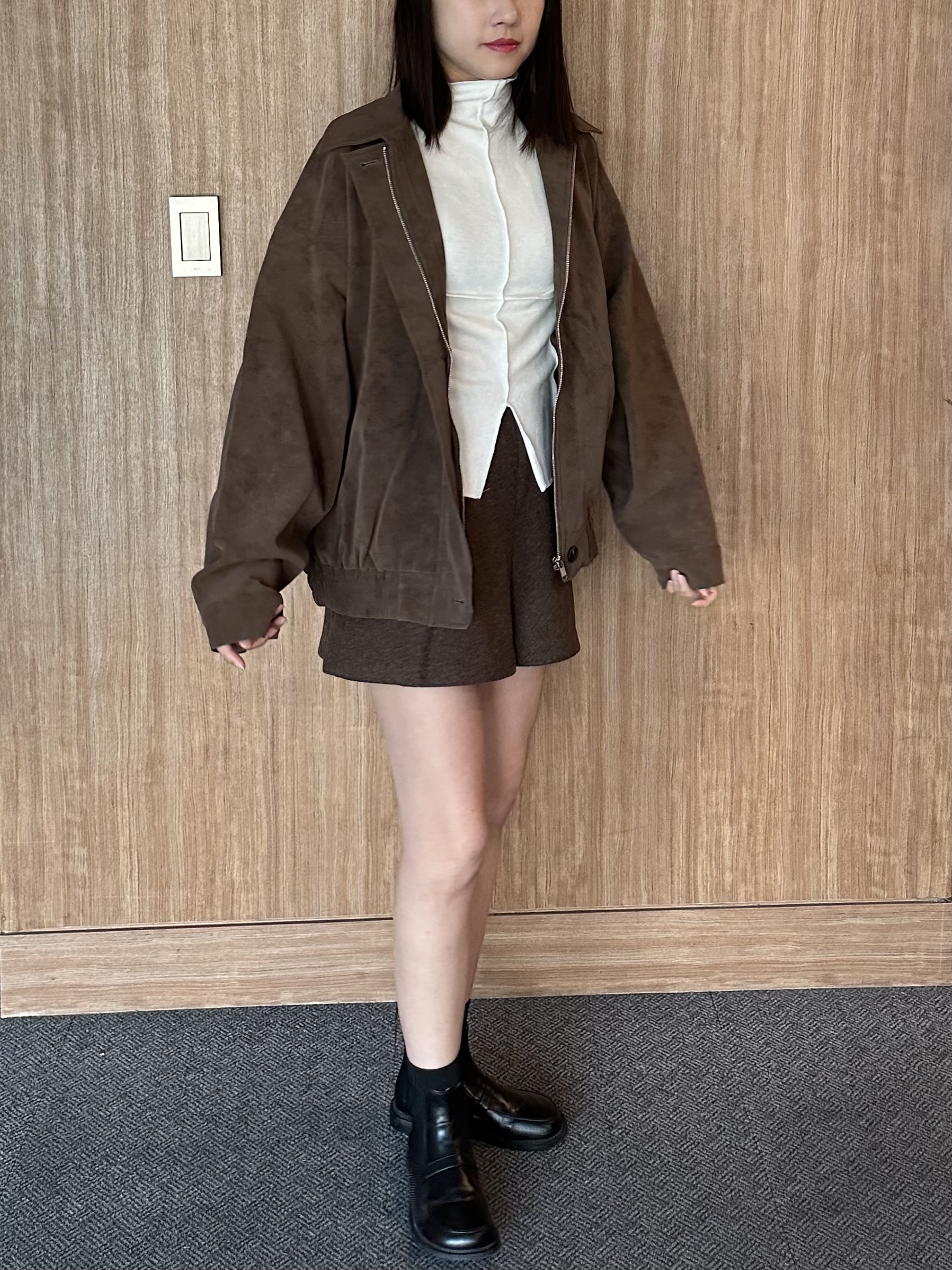 KR14 冬季挺版修身短褲9