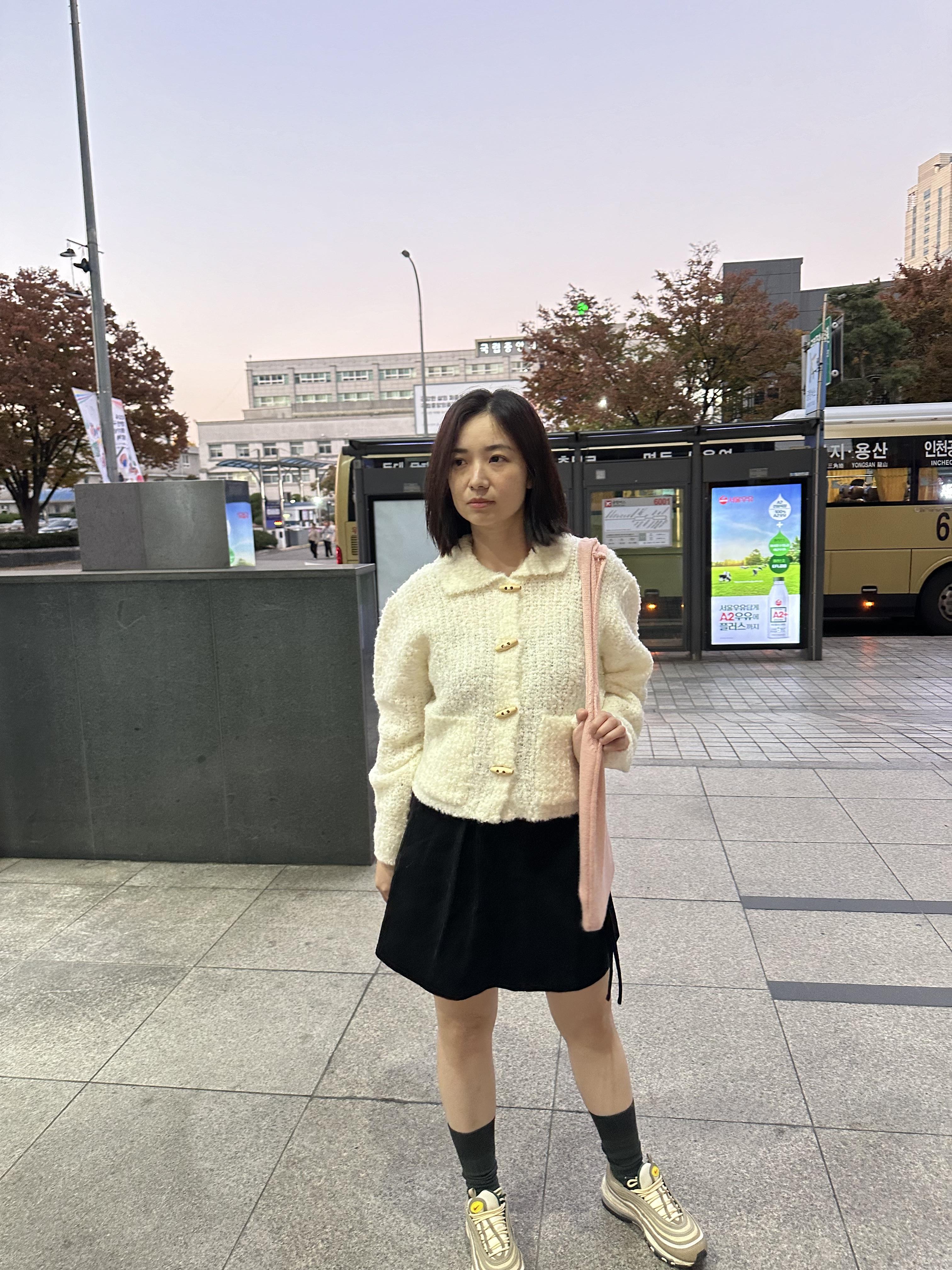 X09 清新感牛角釦上衣/罩衫(千瑩款)3